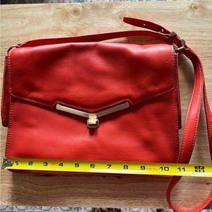 Orange Bokier Leather Handbag